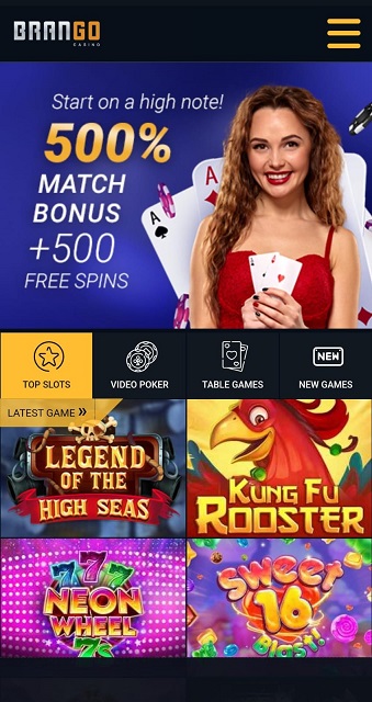 BrangoCasino App – Spela smidigt på mobilen i Sverige